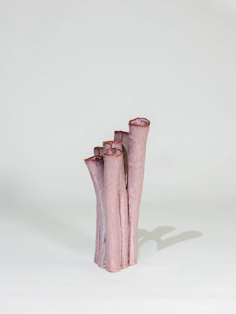 Vaas Coral pink Kunstbloemen Discounter